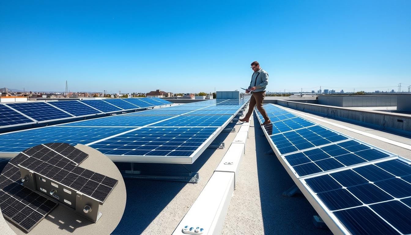 Non-penetrating Solar Mounting